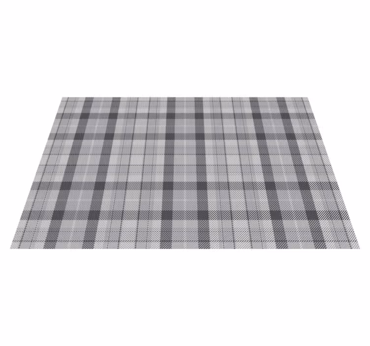 Geruit linnen stijl elegante placemat - TenStickers