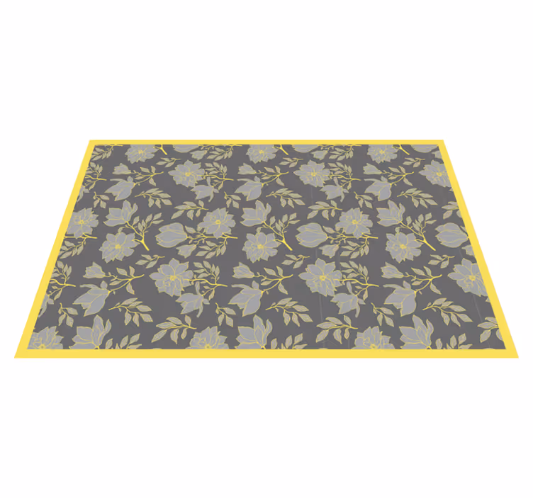 Originele placemat met bloemenprint overlay - TenStickers