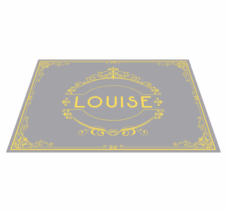 Placemat met naam elegante naam weergave - TenStickers