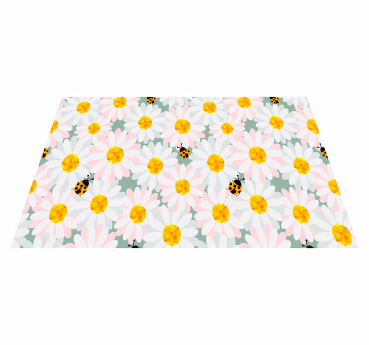 Originele placemat heldere bloemmotieven - TenStickers