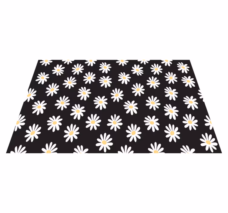 Kinder placemat met madeliefjes bloemenpatroon - TenStickers