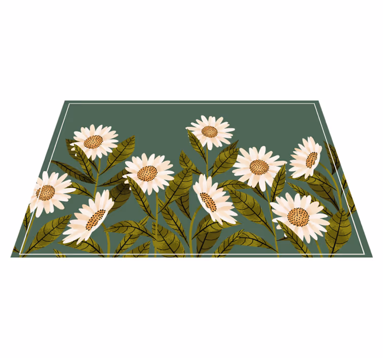 Originele placemat met madeliefjesmotief - TenStickers