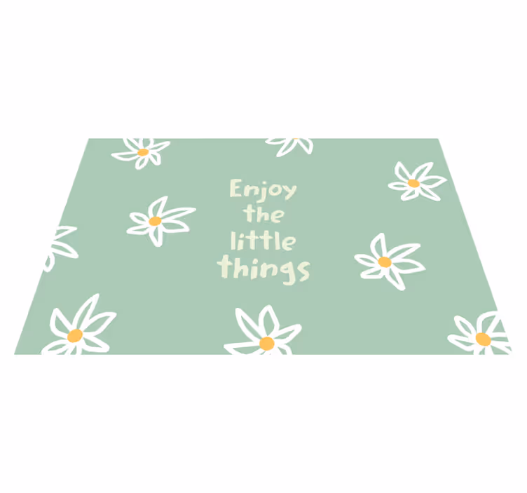 Originele placemat daisy bloemmotief set - TenStickers
