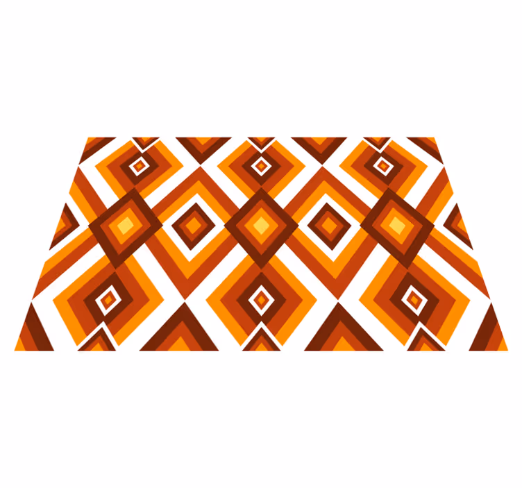 Originele placemat geometrisch diamantenpatroon - TenStickers