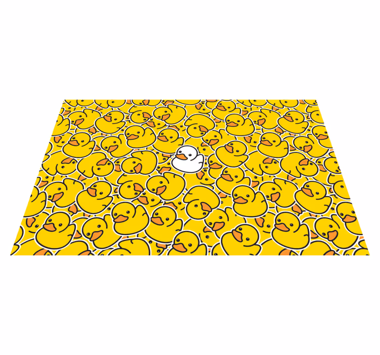 Kinder placemat eendjespatroon display - TenStickers