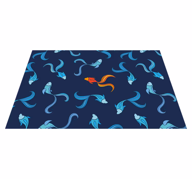 Originele placemat met levendig vissenmotief - TenStickers