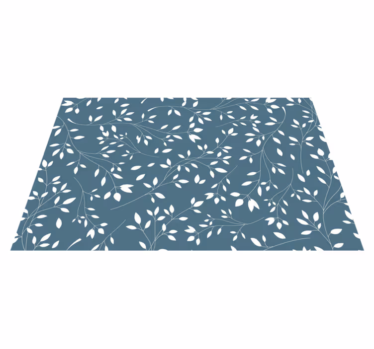 Houten placemat weelderig bladenpatroon - TenStickers