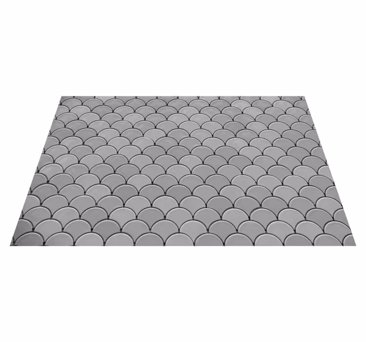 Houten placemat met golvend patroon oppervlak - TenStickers