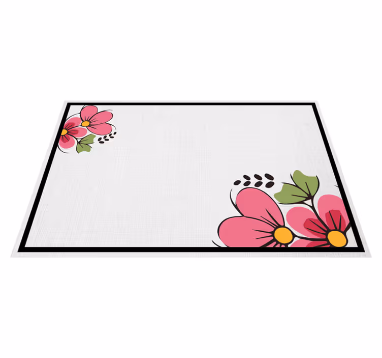 Originele placemat met bloempatroon ontwerp - TenStickers