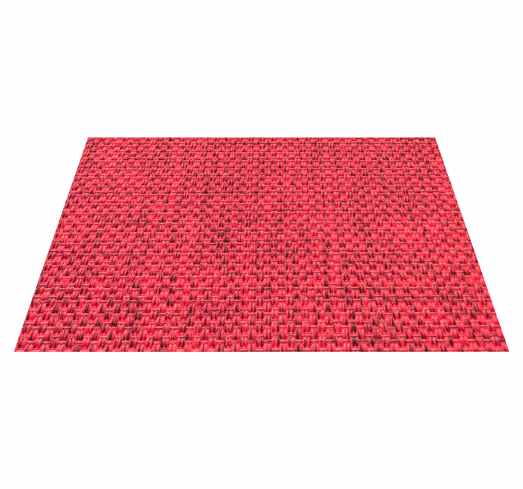 Houten placemat met textuur in rood - TenStickers