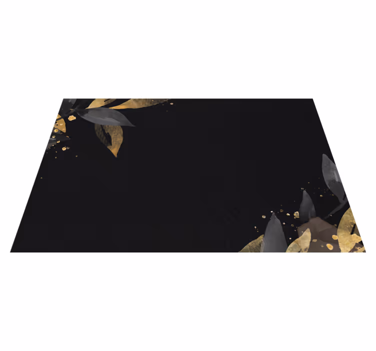 Elegante placemat met verfijnde bladmotieven - TenStickers