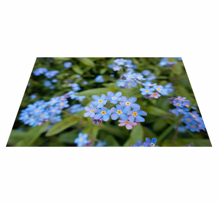 Delicaat bloemstuk originele placemat - TenStickers