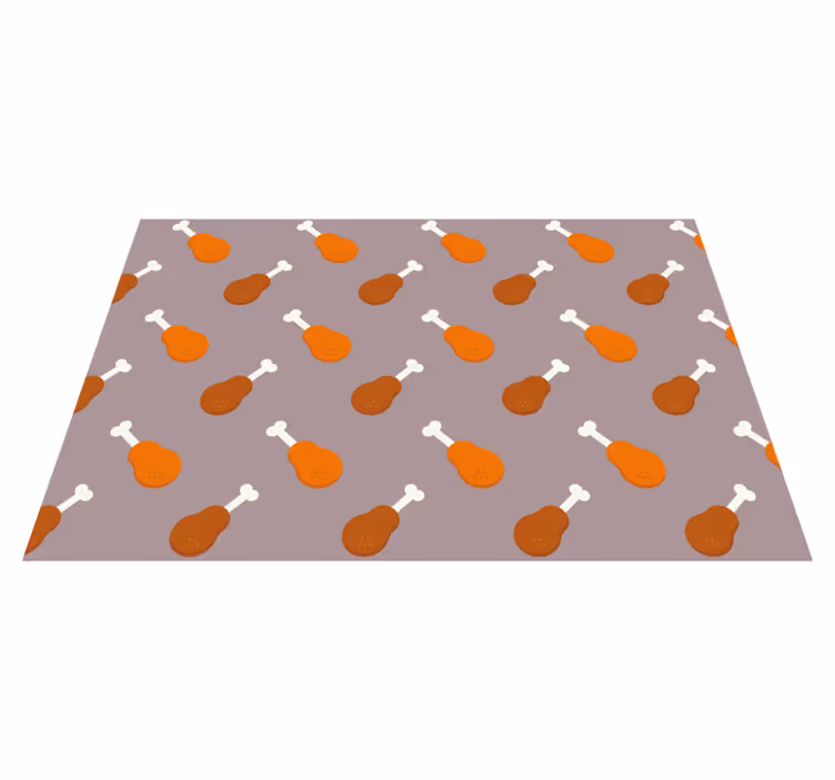 Originele placemat met kippenpoot patroon - TenStickers