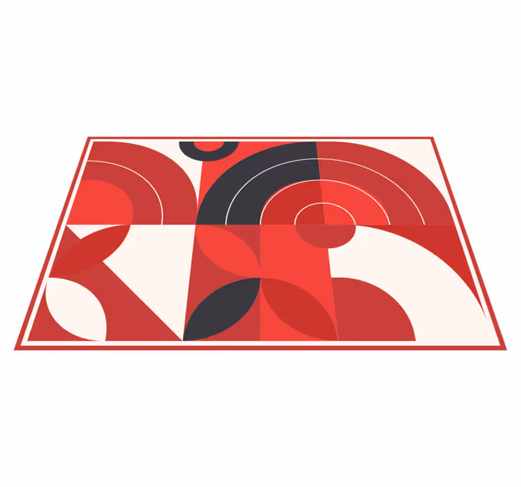 Moderne placemat vibrante geometrische vormen - TenStickers