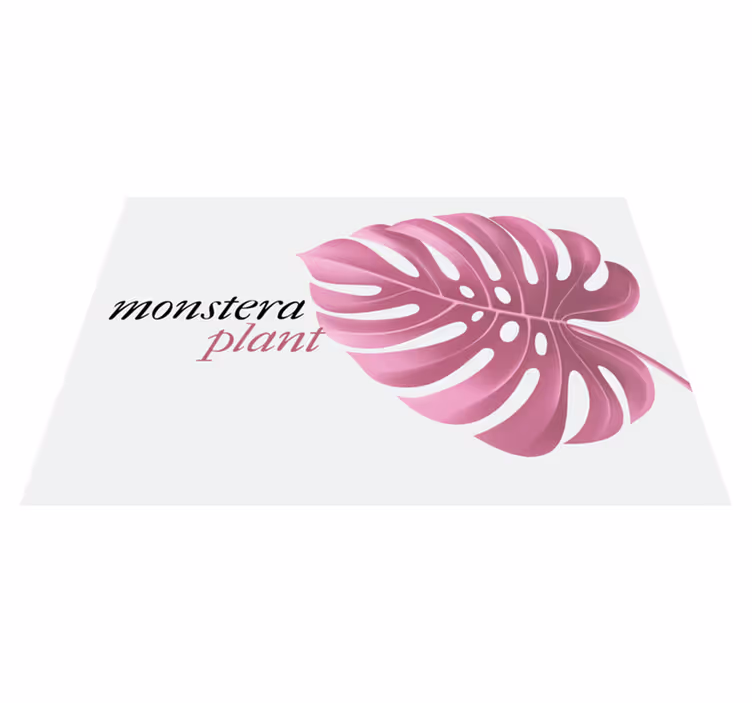 Originele placemat monstera blad motief - TenStickers