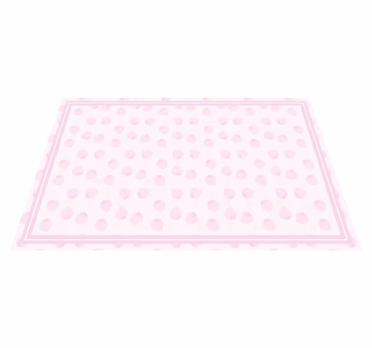 Kinder placemat aardbeienpatroon speelgebied - TenStickers