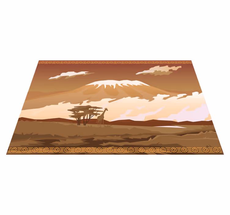 Originele placemat majestueus berglandschap - TenStickers