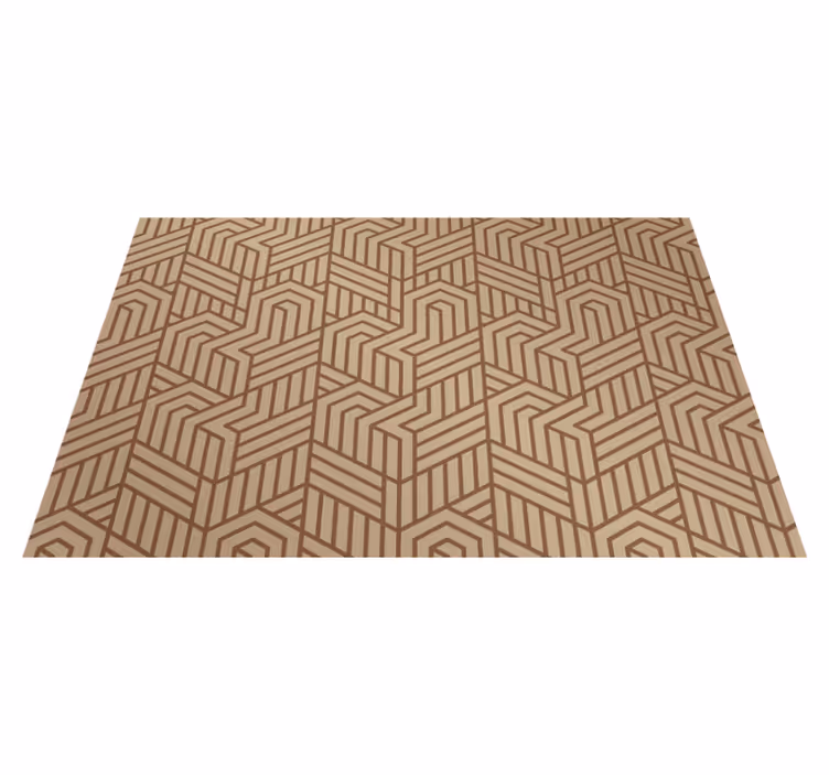Moderne placemat met geometrische textuurafwerking - TenStickers