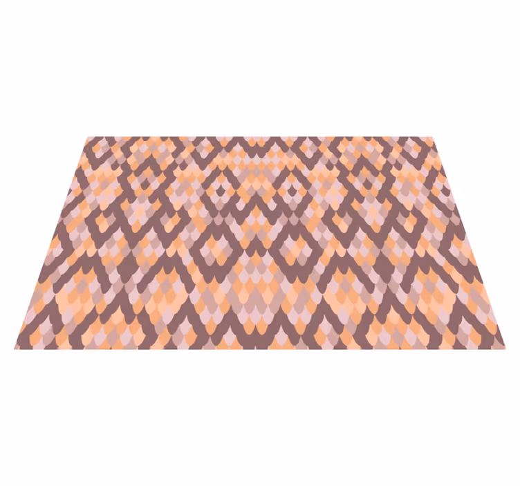 Houten placemat met geometrische diamantpatronen - TenStickers