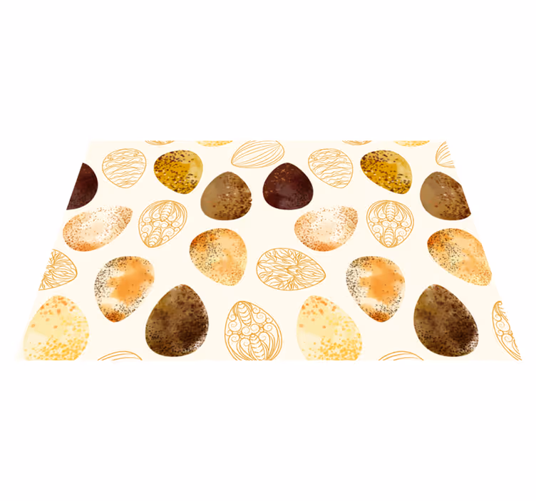 Originele placemat met elegant eimotief - TenStickers