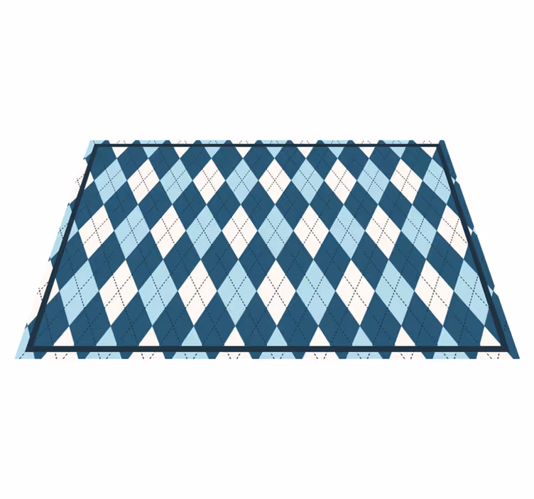 Moderne placemat in harlekijnpatroon stijl - TenStickers