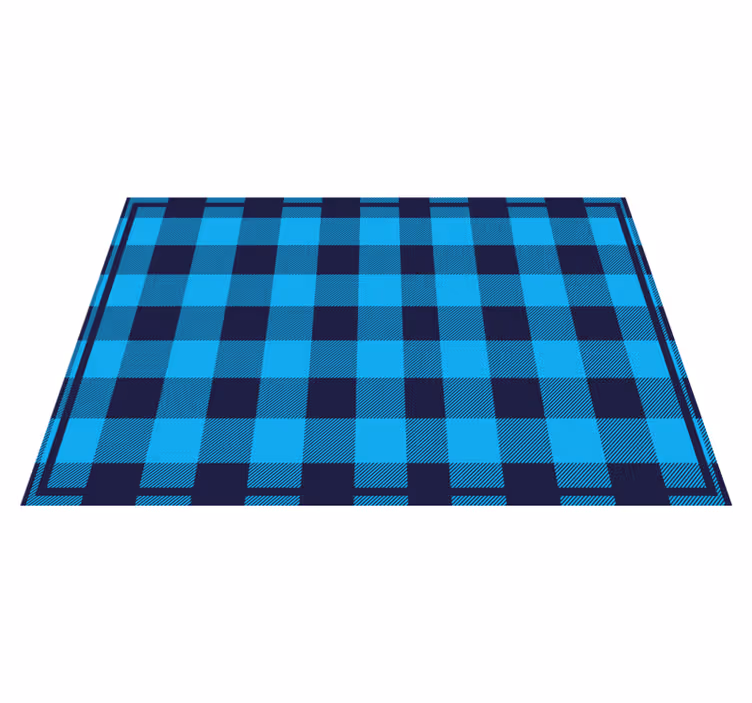 Houten placemat met geruit patroon ontwerp - TenStickers