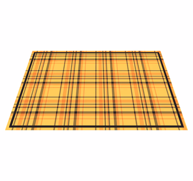 Houten placemat met geruit patroon - TenStickers