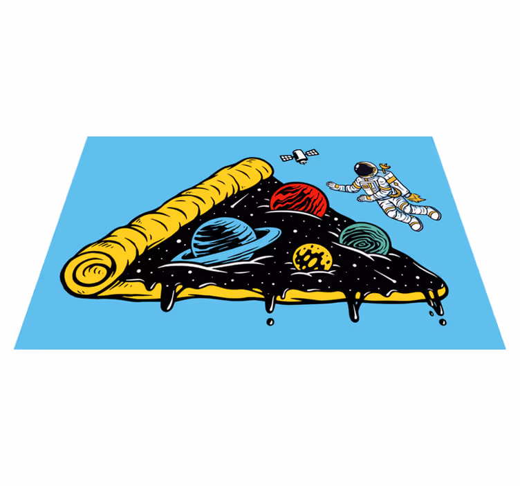 Ruimte thema plak originele placemat - TenStickers