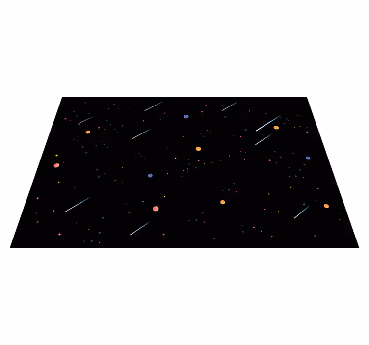 Kinder placemat ruimte-thema kids maaltijd - TenStickers