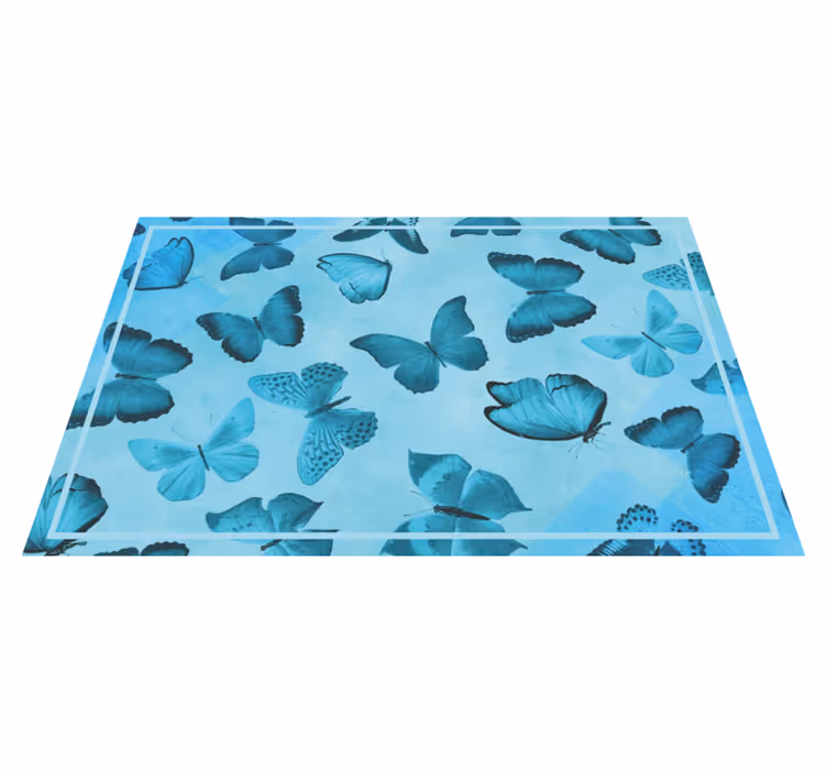 Houten placemat met vlinderdesign - TenStickers