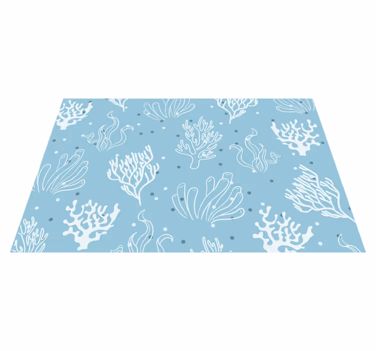 Originele placemat coral patroon borden set - TenStickers