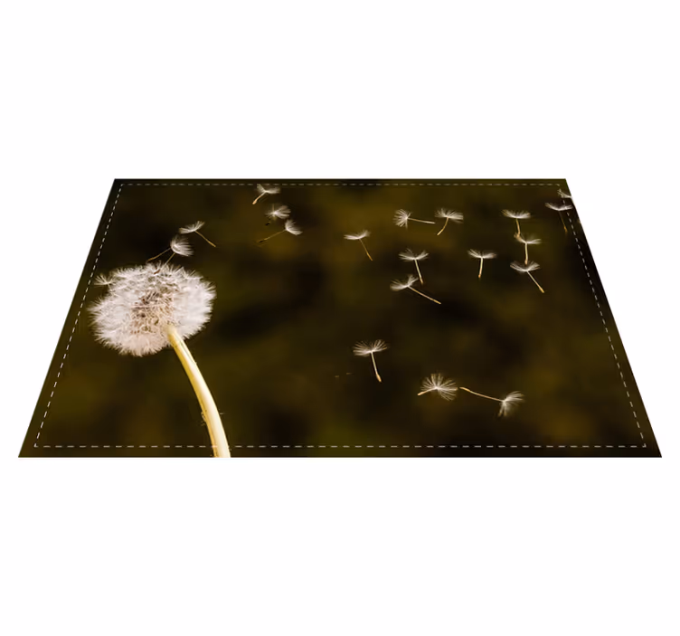 Originele placemat paardenbloempluiszaadjes - TenStickers