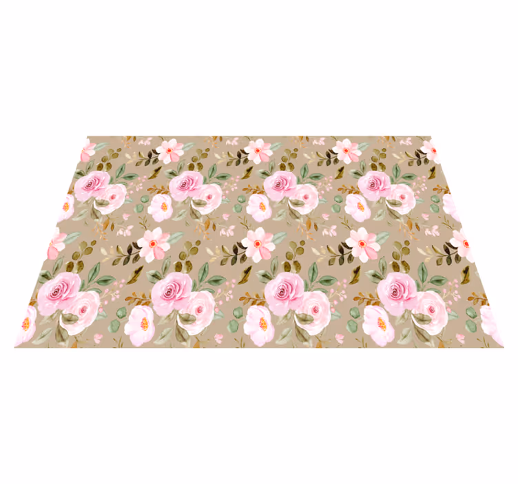 Originele placemat botanisch motief arrangement - TenStickers