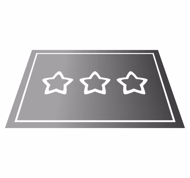Moderne placema sterrenbeoordeling weergave - TenStickers