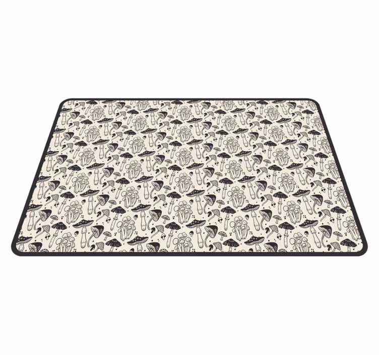 Originele placemat met paddenstoelenmotief - TenStickers