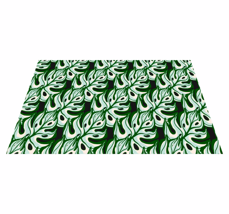 Originele placemat met weelderig bladmotief - TenStickers
