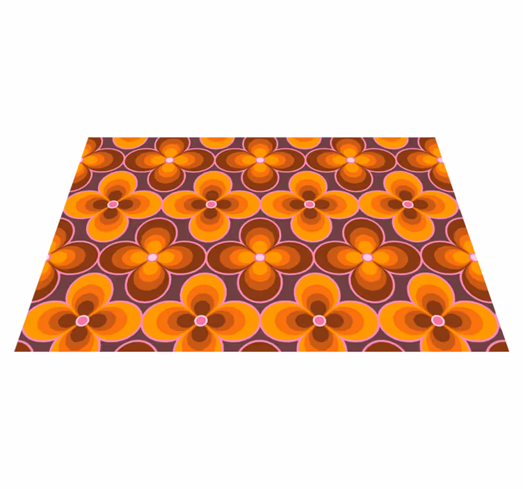 Originele placemat met levendig bloemenmotief - TenStickers