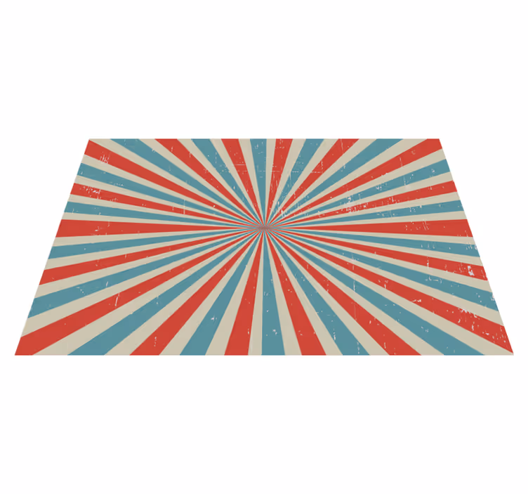 Originele placemat gedurfde spiraalpatroon - TenStickers