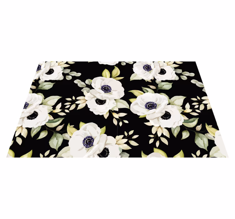 Originele placemat bloemenpatroon placemats - TenStickers