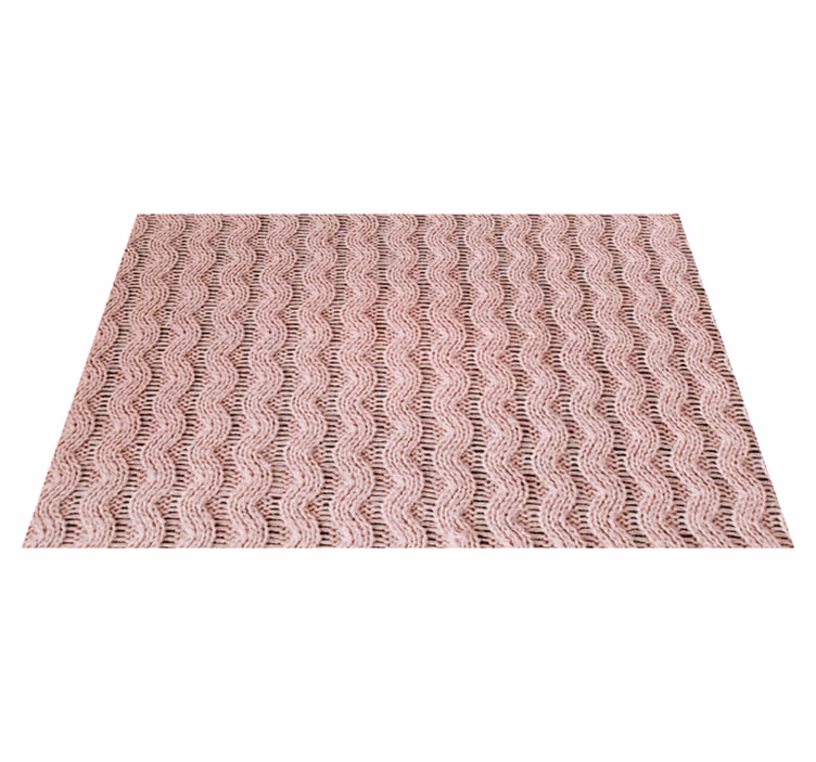 Houten placemat met golvend patroon tafelkleed - TenStickers