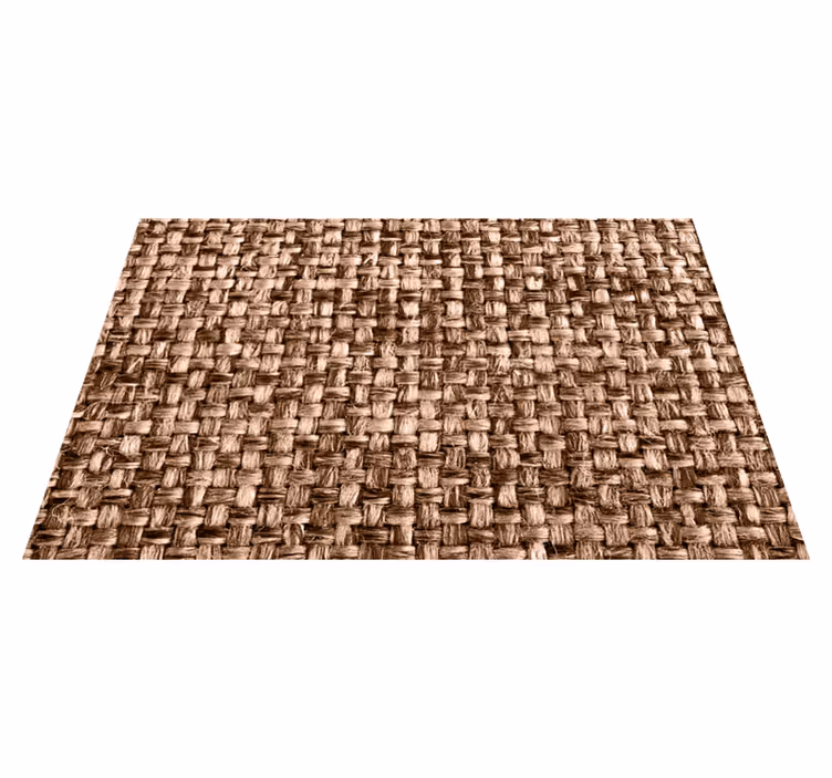 Houten placemat van natuurlijke vezelweving - TenStickers