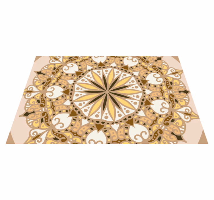 Originele placemat met ingewikkeld geometrisch patroon - TenStickers