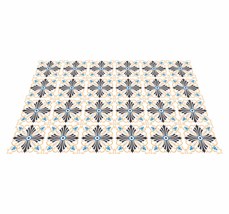 Originele placemat vibrant scharlaken kom - TenStickers
