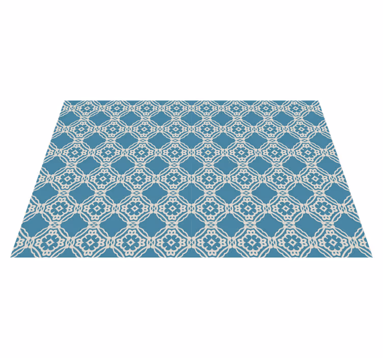 Houten placemat met ingewikkeld patroon overlay - TenStickers