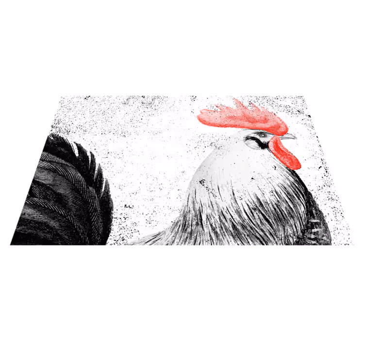 Originele placemat met roosterillustratie - TenStickers