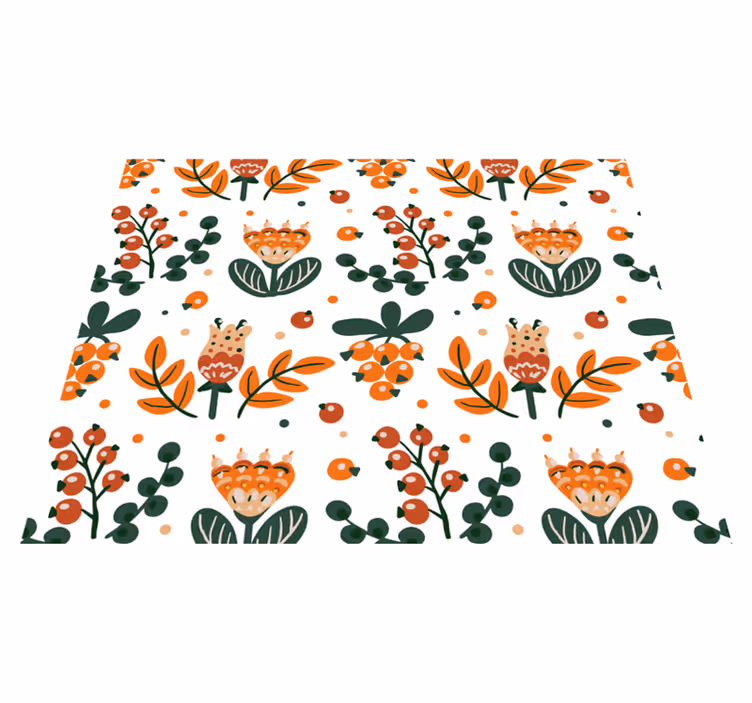 Originele placemat botanische arrangements met bladeren - TenStickers