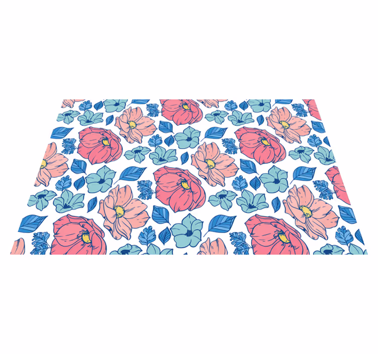 Originele placemat botanische kunstwerk - TenStickers