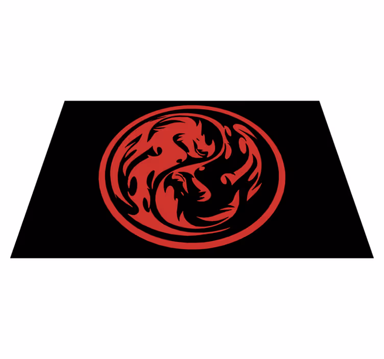 Originele placemat met draakembleem motief - TenStickers