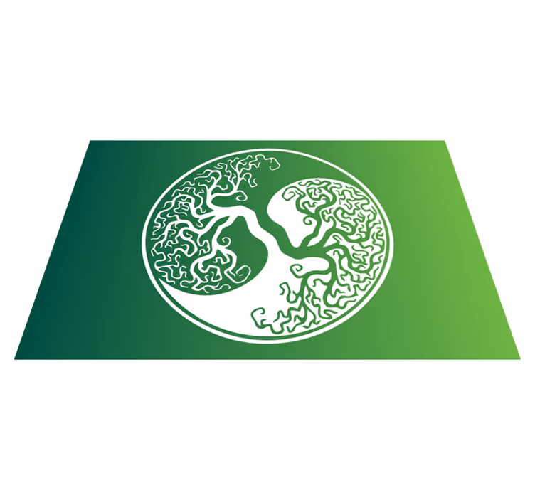 Moderne placema met takkenembleem - TenStickers