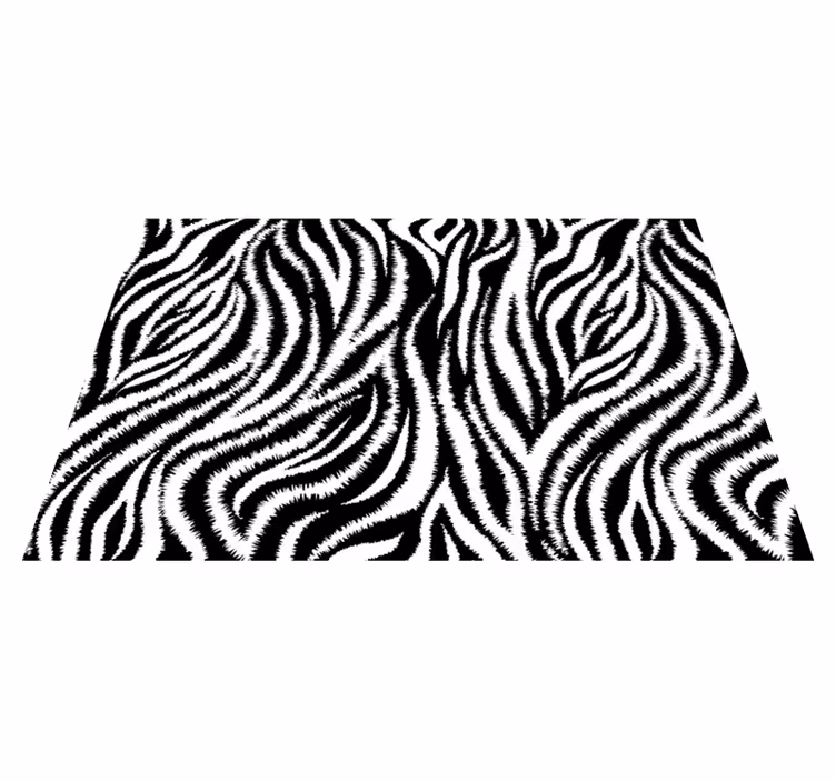 Houten placemat met zebrapatroon motief - TenStickers